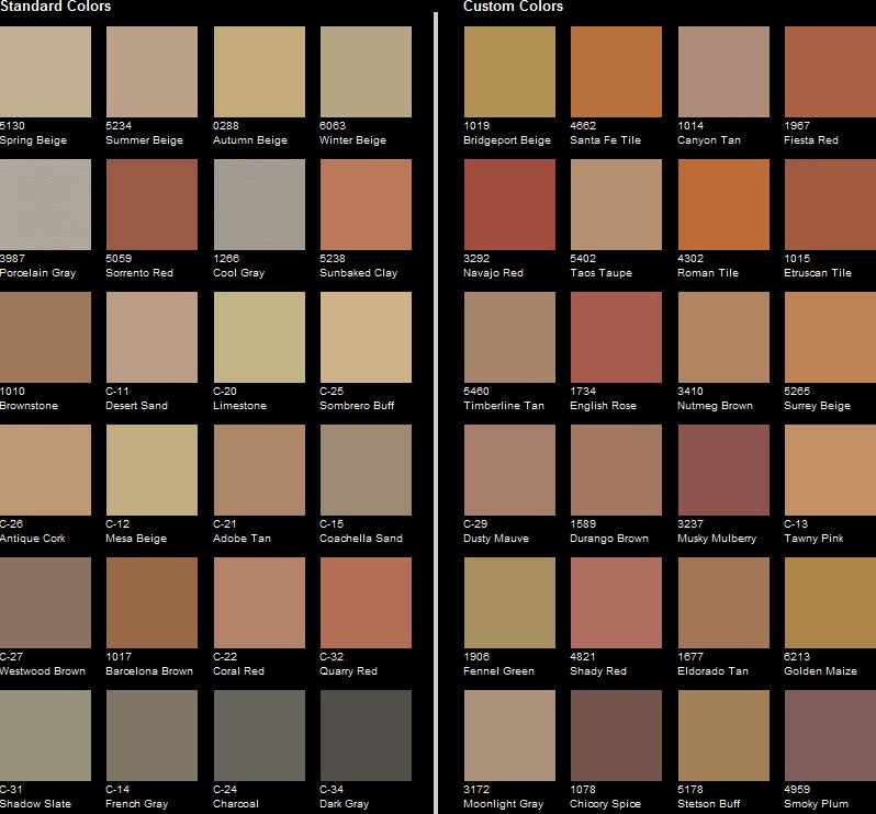 scofield colored concrete color chart